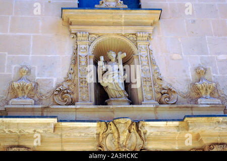 CONCATEDRAL D' ALICANTE Banque D'Images