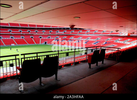 Le stade de Wembley, Londres, Angleterre, Royaume-Uni Banque D'Images