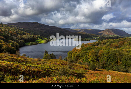 Grasmere, parc national de lake District, Cumbria, England, UK go Banque D'Images