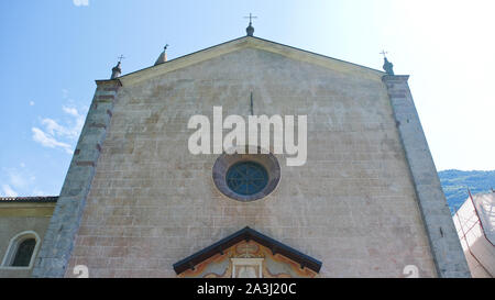 Sanctuaire de Sainte Marie de l'Assumpion à Borgo Chiese, trente, Trentin-Haut-Adige, Italie. Banque D'Images