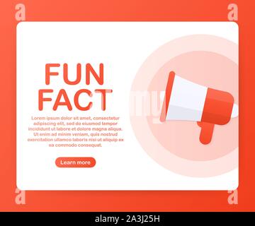 Mégaphone micro main, concept d'entreprise avec texte fait amusant. Stock Vector illustration Illustration de Vecteur