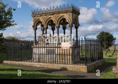 La tombe de Grace Darling, St Aidan's Church, Bamburgh Northumberland Royaume-uni Banque D'Images