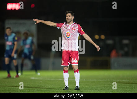 High Wycombe, Royaume-Uni. 05Th Oct, 2019. Michael Timlin de Stevenage au cours de la correspondance entre le trophée Leasing.com Wycombe Wanderers et Stevenage à Adams Park, High Wycombe, en Angleterre, le 8 octobre 2019. Photo par Andy Rowland. Credit : premier Media Images/Alamy Live News Banque D'Images