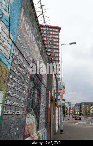 Divis Tower, Belfast, en Irlande du Nord Banque D'Images