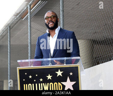 1 octobre 2019, Los Angeles, CA, USA : LOS ANGELES - OCT 1 : Tyler Perry à la cérémonie de Tyler Perry étoiles sur le Hollywood Walk of Fame le 1 octobre 2019 à Los Angeles, CA (crédit Image : © Kay Blake/Zuma sur le fil) Banque D'Images