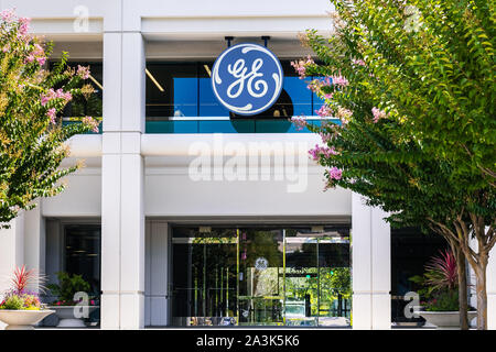 Sep 25, 2019 San Ramon / CA / USA - GE siège numérique, filiale de General Electric, GE Digital fournit des logiciels et des services de conseil autour de Banque D'Images