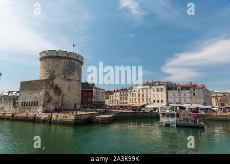 Vieux port ou le vieux port de La Rochelle, à l'ouest de la France Banque D'Images