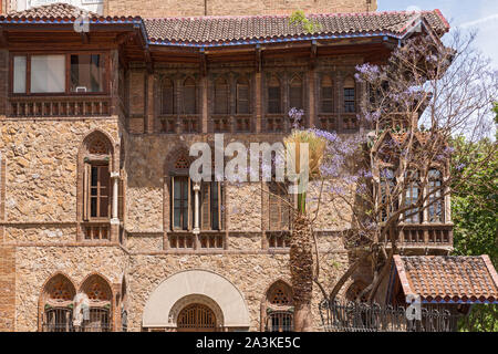 Barcelone ; Casa Golferichs, Gran Via de les Corts Catalanes Banque D'Images