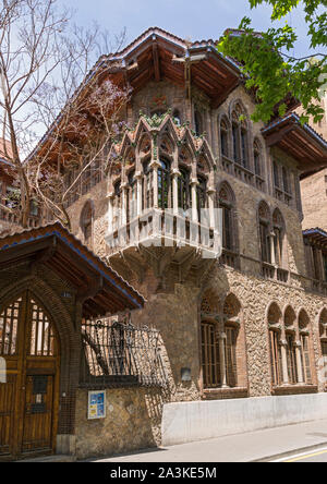 Barcelone ; Casa Golferichs, Gran Via de les Corts Catalanes Banque D'Images