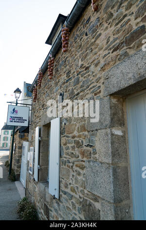 Roscoff, Finistère / France - 21 août 2019 : le musée de l'Oignon célèbres Johnnies de Roscoff, dans le nord-ouest de la Bretagne Banque D'Images
