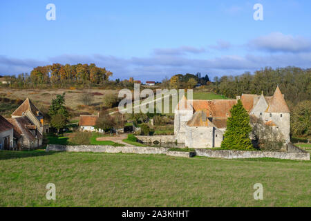 La France, Cher, Berry, Boulleret, château de Buranlure // France, cher (18), Berry, Boulleret, château de Buranlure Banque D'Images