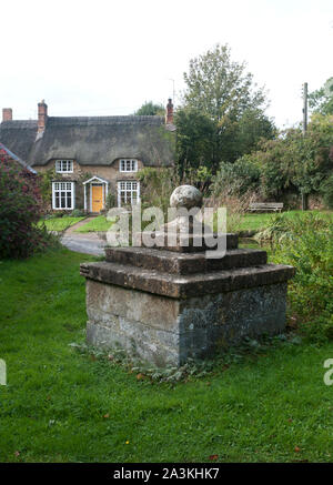 Le bien immobilier, Sibford Gower, Oxfordshire, England, UK Banque D'Images