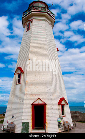 Phare d'East Point - Prince Edward Island - Canada Banque D'Images