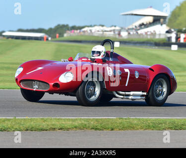 Conrad Ulrich, Maserati 300S, mars Freddie Memorial Trophy, voitures de sport, de 1952 à 1955, Goodwood Revival 2019, septembre 2019, automobiles, voitures, cria Banque D'Images