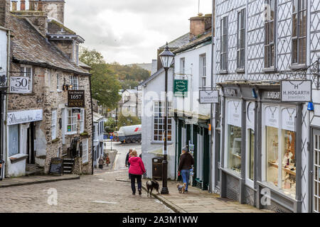 Le centre-ville de Kendal, parc national de lake District, Cumbria, England, UK go Banque D'Images