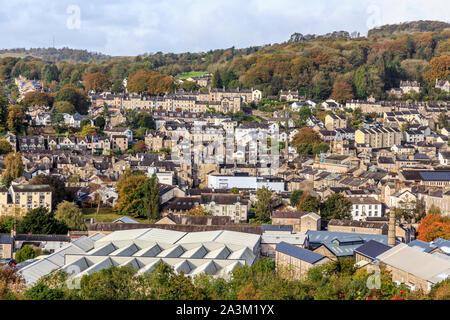 Le centre-ville de Kendal, parc national de lake District, Cumbria, England, UK go Banque D'Images