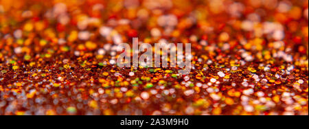 Résumé fond brillant glitter Orange, pour partie, de beauté ou de célébration. Banque D'Images