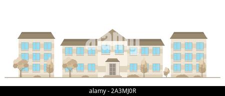 Maisons traditionnelles Illustration de Vecteur