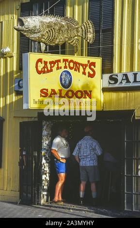 Le capitaine Tony's Saloon de Key West, Florida, United States Banque D'Images