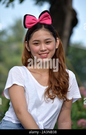 Une adorable femme asiatique attrayant Banque D'Images