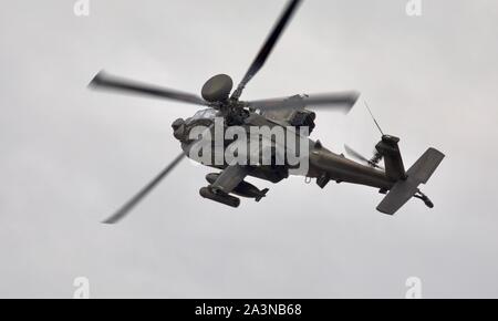 Army Air Corps WAH-64D'hélicoptère d'attaque Apache à l'aéroporté Royal International Air Tattoo 2019 Banque D'Images