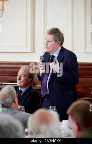 Andrew Lownie au déjeuner littéraire Oldie ; 08/10/19 Banque D'Images