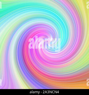 Un motif arc-en-ciel abstrait tourbillonnant sur le fond coloré pour le design, les logos et les couvertures. Banque D'Images