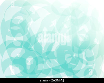 Motif fantaisie bleu avec des lignes ondulées, fond blanc. Les courbes d'arrière-plan. surréaliste de décoration Hand drawn psychedelic abstract pattern Banque D'Images