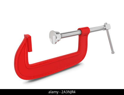 C Collier. 3d illustration isolé sur fond blanc Banque D'Images