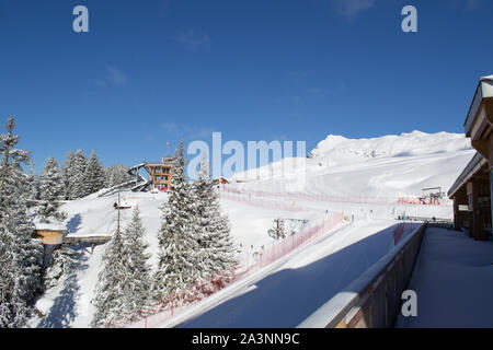 Davos et Klosters Ski de montagne Madrisa 2019 Banque D'Images