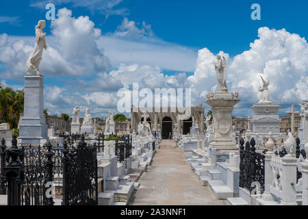 Cementerio de Reina (Queen's) cimetière à Cienfuegos, Cuba Banque D'Images