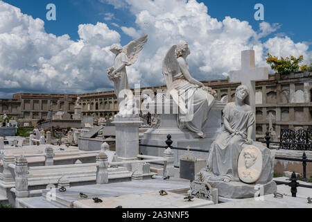 Cementerio de Reina (Queen's) cimetière à Cienfuegos, Cuba Banque D'Images