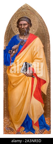 St Peter par Nardo di Cione, (1320-1365/1366), tempera sur panneau, 1355-60 Banque D'Images