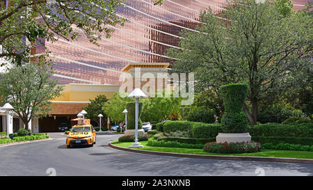 Le Wynn Las Vegas, NV, USA, 10-02-18 : Ce luxueux casino hotel est un gratte-ciel incurvé sur le Strip de Las Vegas Banque D'Images