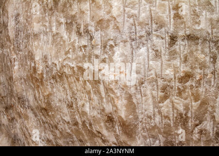 La texture du sel. Mur de sel Banque D'Images