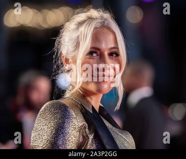 Pixie Lott participant à la cupidité Première européenne dans le cadre de la BFI London Film Festival 2019 qui a eu lieu à l'odéon Luxe, Leicester Square à Londres. Banque D'Images