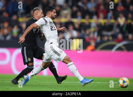 Dortmund, Allemagne. 09Th Oct, 2019. duels, duel Emre pouvez (Allemagne) et Roberto Pereyra (ARG). GES/football/matchs amicaux : Allemagne - Argentine, 09.10.2019 Le football : match amical : l'Allemagne contre l'Argentine, Dortmund, le 9 octobre 2019 | Conditions de crédit dans le monde entier : dpa/Alamy Live News Banque D'Images