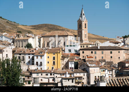 Cuenca, Espagne - 23 août 2019 - vue sur le centre-ville historique Banque D'Images