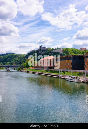 Doubs et de la Citadelle de Besançon à Bourgogne Banque D'Images