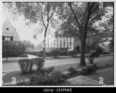 L'église Saint Luc, Forest Hills, Long Island, New York. Banque D'Images