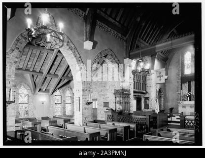 L'église Saint Luc, Forest Hills, Long Island, New York. Banque D'Images