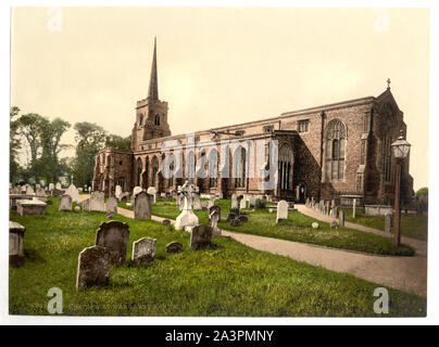 Saint Margaret's Church, Lowestoft, l'Angleterre fait partie de : vues sur les îles Britanniques, dans l'Photochrom collection imprimée.