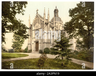 St Michael's Abbey, FARNBOROUGH, Angleterre fait partie de : vues sur les îles Britanniques, dans l'Photochrom collection imprimée. Banque D'Images