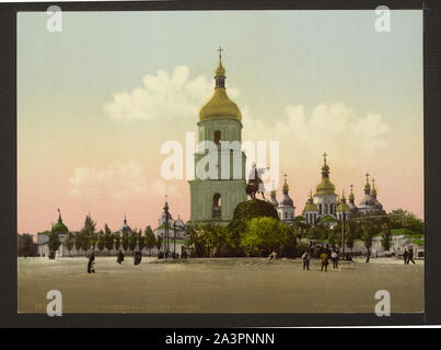 La Cathédrale Sainte-Sophie, Kiev, Russie, Ukraine), (c.-à-d. Banque D'Images