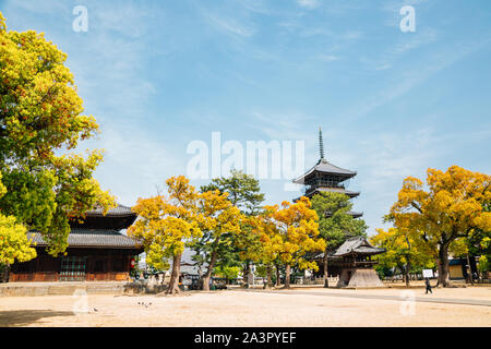 Zentsu-ji au printemps dans Kagawa, Japon Banque D'Images