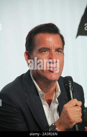 Clive Owen 10/04/2019 'Gemini Man' conférence de presse tenue à l'espace YouTube à Los Angeles, CA. Photo par I. Hasegawa / HNW/ PictureLux Banque D'Images