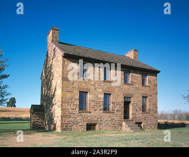 Stone House Tavern, utilisé comme hôpital pendant les deux batailles de Bull Run, Manassas, Virginia Banque D'Images