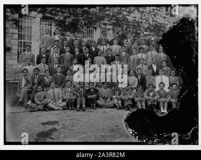 Les étudiants de l'A.U.B. [C.-à-d., de l'Université américaine de Beyrouth] Banque D'Images