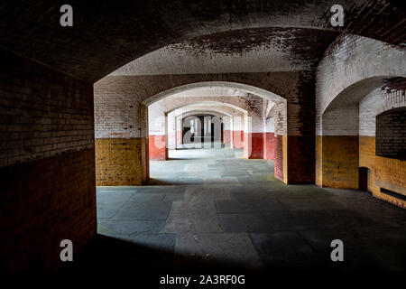 Couloirs de Fort Point à San Francisco, Californie, USA Banque D'Images