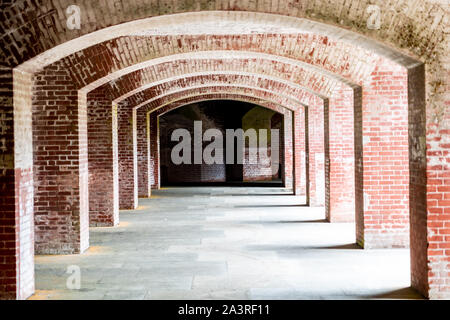 Couloirs de Fort Point à San Francisco, Californie Banque D'Images